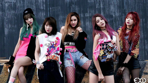 ◆EXID◆11月20日音乐银行 回归舞台 还原MV